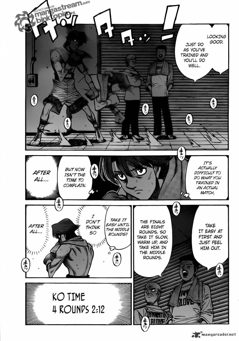 Hajime no Ippo: Fighting Spirit, Chapter 953 image 07